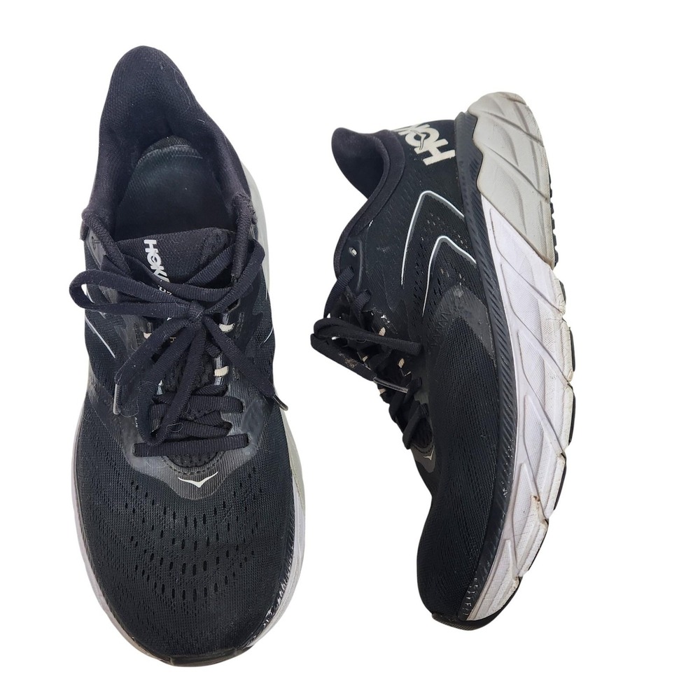 HOKA ONE ONE Arahi 5 Wide Shoes Womens‎ 9.5 Black Running Sneaker Cushioned